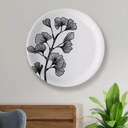 nestroots White Floral Wall Decor Plates-image-65