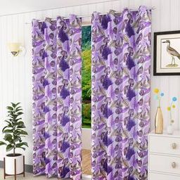 presto Purple Polyester Window Curtain-picture-16