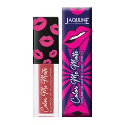 Jaquline USA Color Me Matte Long Lasting Liquid Lipstick 5 ml - Plum-50