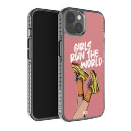 DailyObjects Girls Run The World Printed iPhone 14 Plus Super Slim Back Case-36