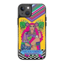 DailyObjects Weird & Powerful Printed Impact Resistant iPhone 14 Plus Mobile Cover image 2