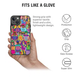 DailyObjects Typography Printed Impact Resistant iPhone 14 Plus Phone Back Case Cover image 4