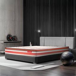 duroflex Boltt Plus 3 Zoned NRG Layer Medium Firm Bonnell Spring Euro Top Mattress with Extra Air Circulation and Coolness - Single Size-picture-24