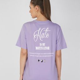 MISCHIEF MONKEY Women Sports High Neck Drop-Shoulder Sleeves Pockets T-shirt-image-105
