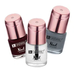 krayons Set of 3 Color Me Crazy Gel Long Lasting Nail Polish - 8 ml each-11