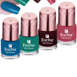 FORFOR Perfect Stay 4Pcs Glossy Nail Polish - 1112-113-111-108-16