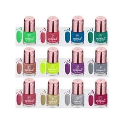 PERPAA Set of 12 Super Stay Quick-Drying Long-Lasting Gel Nail Polish 6 ml each - Combo 10-34