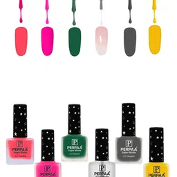 PERPAA Set Of 6 Super Matte Gel Based Nail Polish - 6 ml Each-56