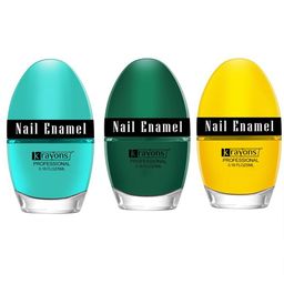 krayons Set of 3 High Shine Glossy Nail Enamel 5ml Each - Shade 9, 38, 41-0