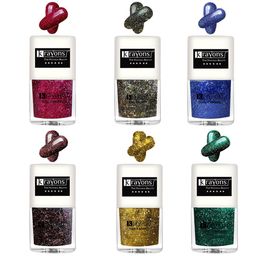 krayons Set Of 6 The Natural Beauty Quick Drying Glitter Nail Enamel - 5ml Each-23