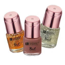 krayons Set of 3 ColorMe Crazy Long-Lasting Gel Nail Enamels - 8ml each-image-78