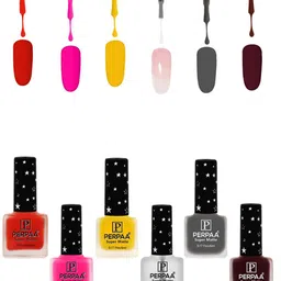 PERPAA Set Of 6 Super Matte Gel Based Nail Polish - 6 ml Each-32
