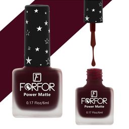 FORFOR Power Matte Set Of 12 Long Lasting  HD Colours Nail Polishes-6ml Each-Combo No. 15-3