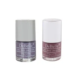 DeBelle Set of 2 Fleur De Pearl Gel Nail Polish - Viola Dew & Majestique Mauve - 8 ml Each-14