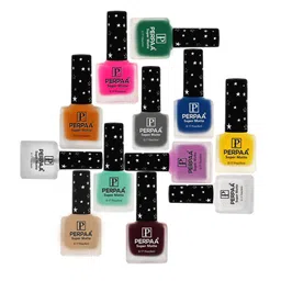 PERPAA Set of 12 Super Matte Quick-Dry & Long Lasting Matte Nail Polish 6ml each- Combo 39-12