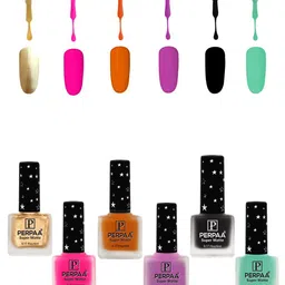 PERPAA Set Of 6 Super Matte Gel Based Nail Polish - 6 ml Each-43