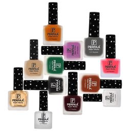 PERPAA Set Of 12 Super Matte Quick-Dry & Long Lasting Nail Polish 6ml Each - Combo 33-9
