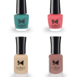 Moraze Pack of 2 Nude Nail Polish -8ml Each 2 Glossy Nail Polish -5 ml Each-22