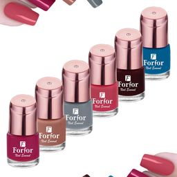 FORFOR Rose Gold Set Of 4 Perfect Stay Nail Polish - 6ml Each -101-102-103-110-111-112-89