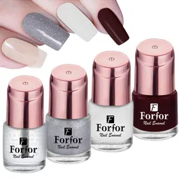 FORFOR Set of 4 Perfect Stay Glossy Nail Polish - 6 ml Each-24