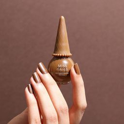 MISS NAILS Ice Cream Collection Toxic Free Nails Polish 10 ml coffee brown-28