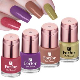 FORFOR Rose Gold Set Of 4 Rose Perfect Stay Nail Polish - 6ml Each - 108-109-103-104-14