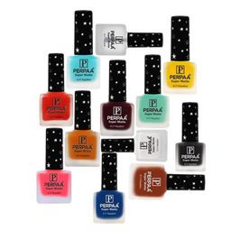 PERPAA Set of 12 Super Matte Quick-Dry & Long Lasting Matte Nail Polish 6ml each- Combo 30-13