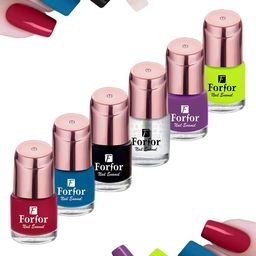 FORFOR Rose Gold 6 Rose Perfect Stay Nail Polish - 6ml Each - 1106-112-118-114-109-116-38