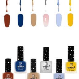 PERPAA Set Of 6 Super Matte Gel Based Nail Polish - 6 ml Each-53