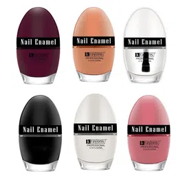 krayons Professional Set Of 6 High Shine Quick Dry Glossy Nail Paints - 5ml Each-image-57