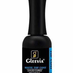 Gleevia Professional UV Led Cured Matte Top Coat 15 ml - Clear-35