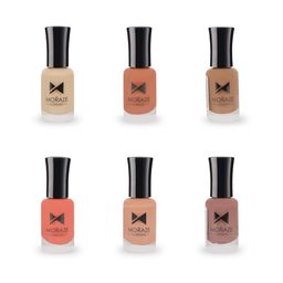 Moraze Set of 6 Nude Nail Polish-19