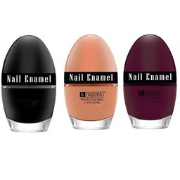 krayons Set of 3 Professional Long Lasting Glossy Nail Enamel 5 ml each - Shade 10-23-42 image 3