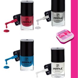 PERPAA Set Of 4 Trendy High-Shine Long-Lasting Non-Toxic Nail Polishes - 5ml Each-image-50