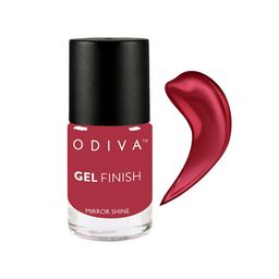 ODIVA Mirror Shine Gel Finish Long-Wearing Nail Polish 11ml - Passion Pink 08-18