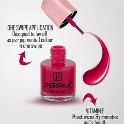 PERPAA Set of 3 Quick-Drying Long-Lasting Gel Based Gloss Nail Polish - 6 ml each image 3