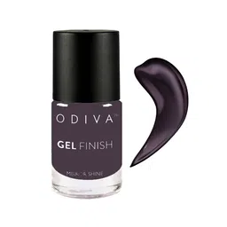 ODIVA Mirror Shine Gel Finish Long-Wearing Nail Polish 11ml - Warmed Wine 23-22