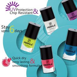 PERPAA Set of 12 Trendy Quick-Drying & Long Lasting Gel Nail Enamel 5 ml each - Combo 07 image 5