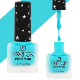 FORFOR Set Of 12 Power Matte HD Colors Long Lasting Nail Polishes 6ml Each - Combo No. 3 image 4