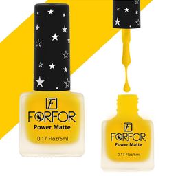 FORFOR Power Matte Set Of 12 HD Colors Long Lasting Non Toxic Nail Polishes - Combo no. 7 image 4