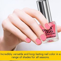 Adbeni Set of 2 Color Diva Long Lasting Premium Nail Enamel 9.5 ml each - Define Feeling image 5