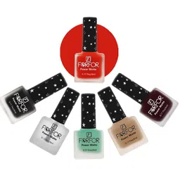 FORFOR Set Of 6 Power Matte Long-Lasting Nail Polish - 6ml Each-18