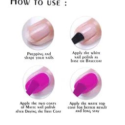 ForSure Set of 6 Ice Matte Nail Paints 6ml Each image 4