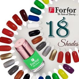 FORFOR Set of 4 Perfect Stay Rose Gold Long-Wearing Glossy Nail Enamel - 6 ml each image 3