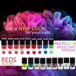 PERPAA Set of 12 Trendy Quick-Drying & Long Lasting Gel Nail Enamel 5 ml each - Combo 07 image 2