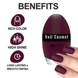 krayons Set of 3 High Shine Glossy Nail Enamel 5ml Each - Shade 10, 23, 78 image 5