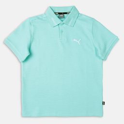 Puma Boys Ottoman Youth Polo Collar Regular Fit Cotton T-Shirt-image-99