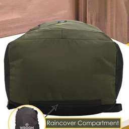 WROGN ECHO 2.0 Ergonomic Water Resistant Backpack with USB Charging Port & Rain Cover image 5