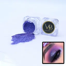 Veoni BELLE Holographic Ultra Fine Iridescent Laser Glitter Eyeshadow Powder-Mauve Purple-image-67