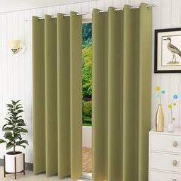 presto Green Polyester Door Curtain-picture-43